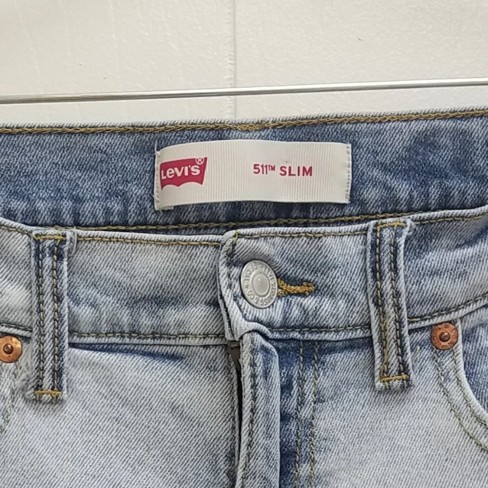 Levi's Big Boys 511 Slim Destruction Patched Jeans
